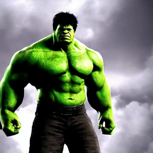 Image similar to the incredible hulk in skyrim