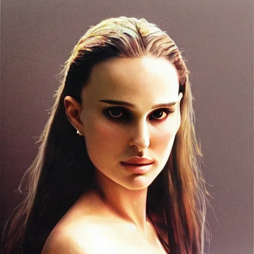 Image similar to “Natalie Portman, super detailed image, Ichiro Tsuruta”