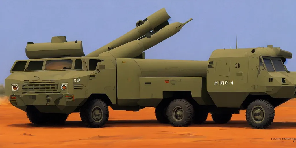 Image similar to accurate image of the himars vehicle by goro fujita