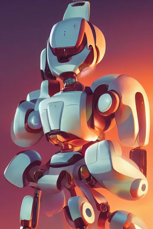 Image similar to metabots medabots medarotto medarot robot minimalist comics, behance hd by jesper ejsing, by rhads, makoto shinkai and lois van baarle, ilya kuvshinov, rossdraws global illumination ray tracing hdr radiating a glowing aura