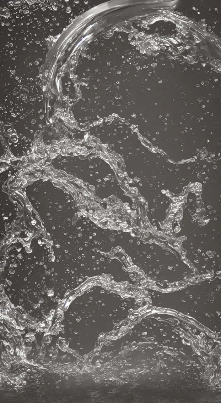 Prompt: a stream of water entering a machine made from organs and producing a coin in the style of an instruction manual, octane , 8k