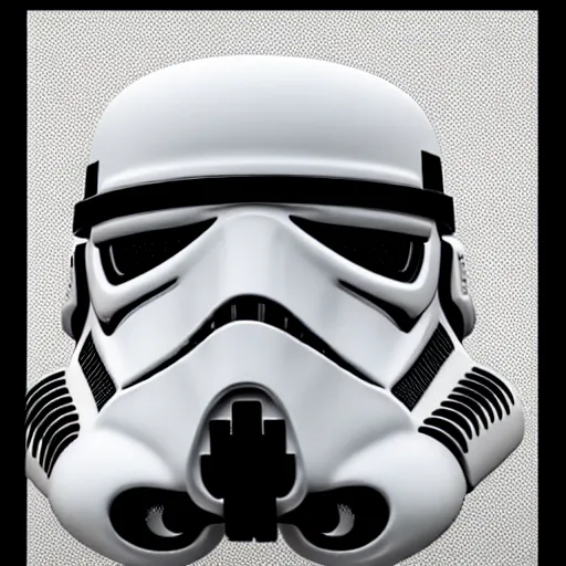 Image similar to a stormtrooper in black armor, 8 k, cinematic lighting, shallow depth of field, raytracing,