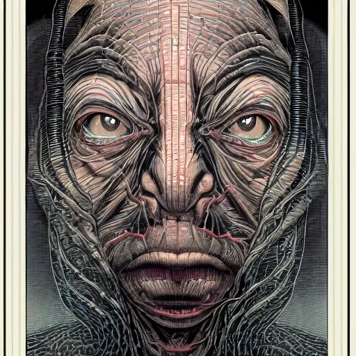 Prompt: portrait of gollum, symmetrical, by yoichi hatakenaka, masamune shirow, josan gonzales and dan mumford, ayami kojima, takato yamamoto, barclay shaw, karol bak, yukito kishiro