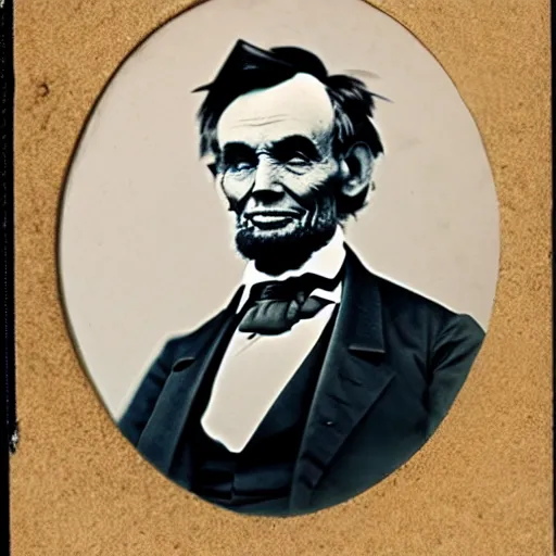 Prompt: 1880 photo of Babe-raham Lincoln