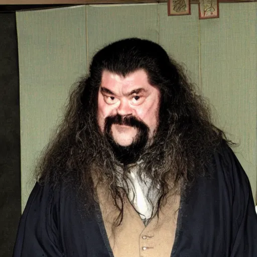 Prompt: hagrid, oldschool japanese