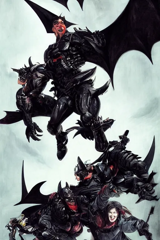 Image similar to bat out of hell by feng zhu
