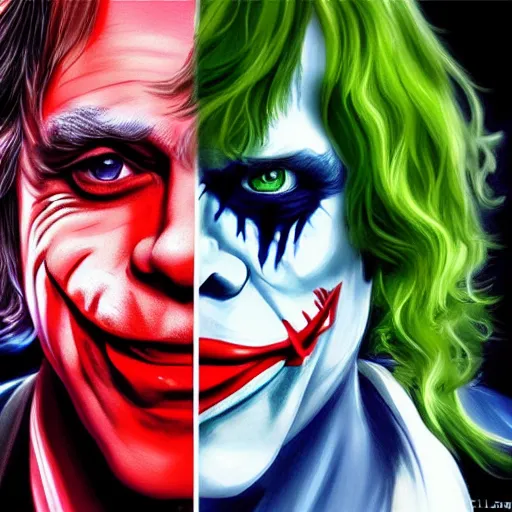 mark hamill as the joker!! luke skywalker. mark | Stable Diffusion ...