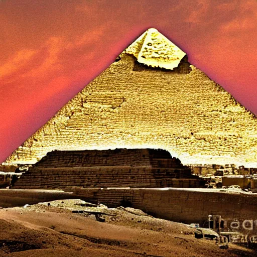 Image similar to the lost pyramid of egypt, digital art