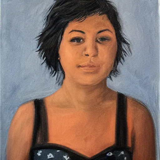 Image similar to portrait of a woman, her name is krystle