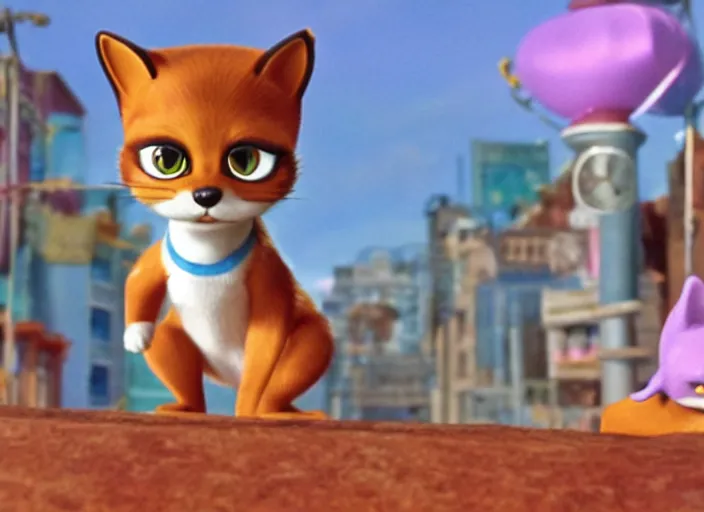 Image similar to littlest pet shop cat in fantastic mr. fox ( 2 0 0 9 )