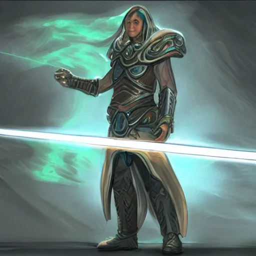 Image similar to giant energy sword, science fiction, magic item, d & d, concept art,