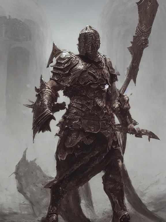 Image similar to arena gladiator concept, wearing ancient greek armor, beksinski, for honor charector design concept art, wayne barlowe, ruan jia, the hobbit art