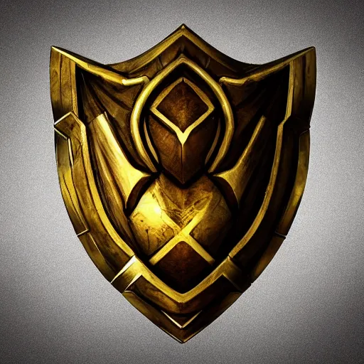 Image similar to a cg rendered logo for a fantasy - themed tarvern called shield & shell, where the logo looks like a turtle shell with crossed swords, artgerm, trending on artstation