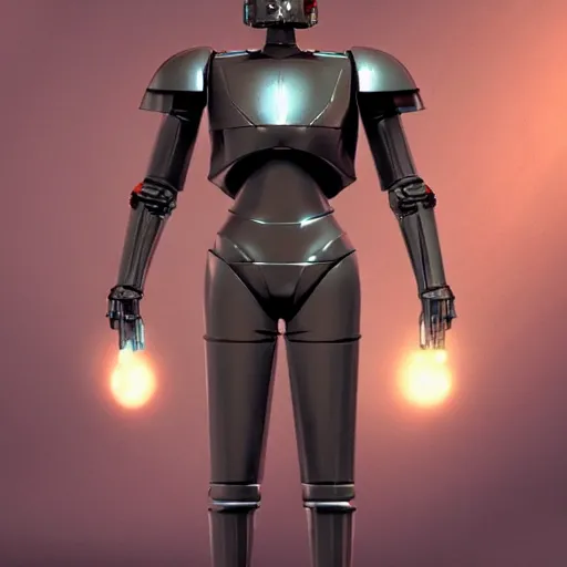 Image similar to An art deco cylon from battlestar galactica, from the 1920's unreal engine