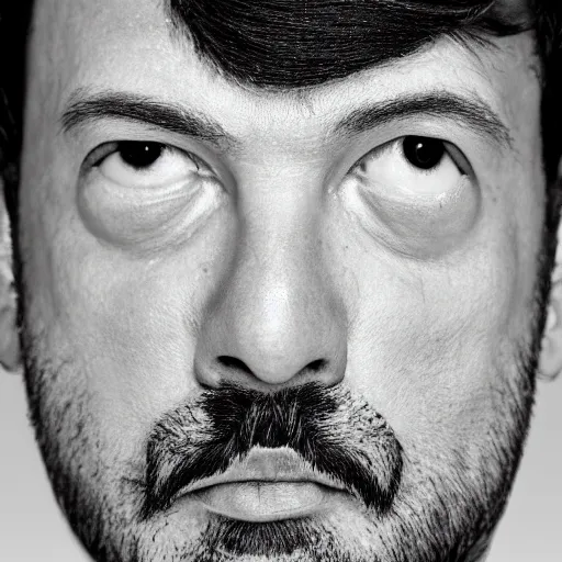 Prompt: Salvini closeup, detailed face, high details