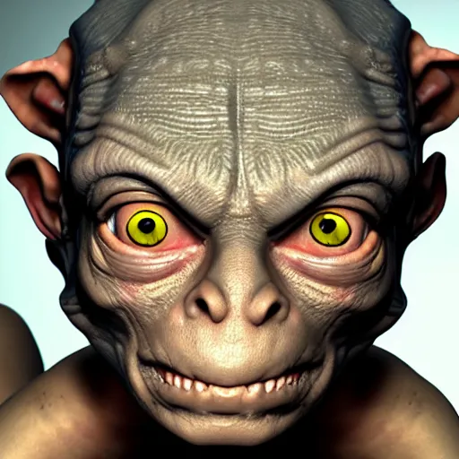 Prompt: gollum smeagol, ultra detailed, ultra realistic