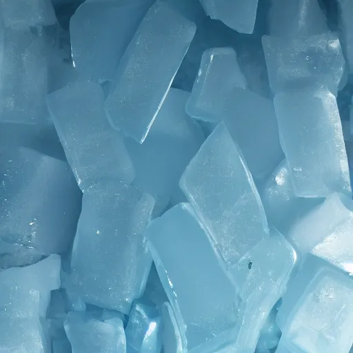 Prompt: smooth shiny light blue ice texture