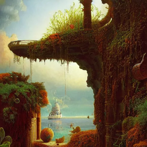 Image similar to paint surrealist 🚢, ferdinand knab, high definition and detailed 4 k