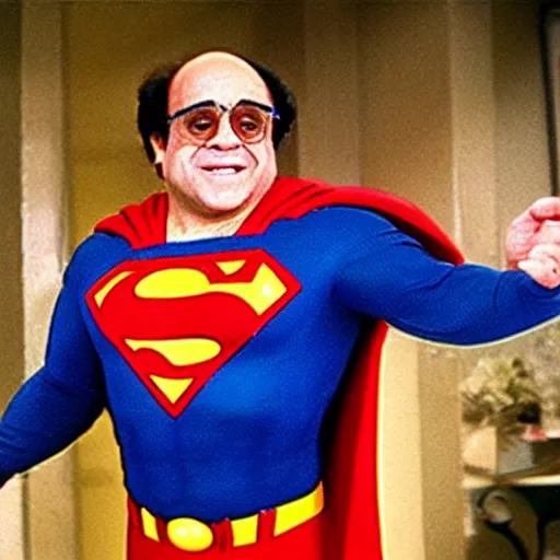 Prompt: danny devito as superman