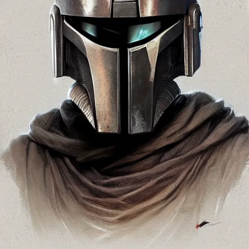 Image similar to portrait of a man by greg rutkowski, gabriel luna as a helmetless mandalorian warrior from star wars expanded universe, highly detailed portrait, digital painting, artstation, concept art, smooth, sharp foccus ilustration, artstation hq