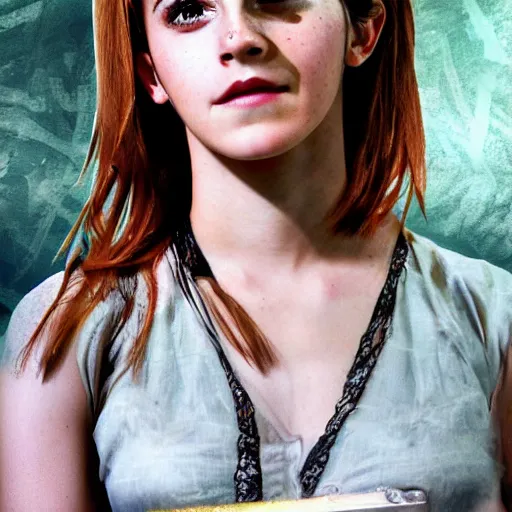 Image similar to a photo of emma watson in the style of nami