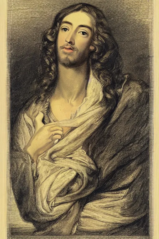 Image similar to Jesus Christ on the cover of a glossy magazine by Thomas Gainsborough, elegant, highly detailed, anthro