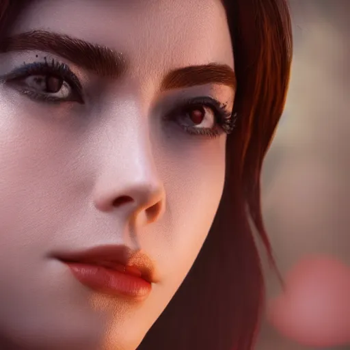 Prompt: generic gems sale female cinematic, hyper realism, octane render, 8 k, depth of field, bokeh.