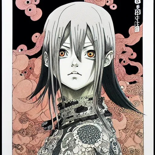 Image similar to prompt: Portrait painted in Naruto Shipudden style drawn by Vania Zouravliov and Takato Yamamoto, inspired by Fables, intricate acrylic gouache painting, high detail, sharp high detail, manga and anime 2000