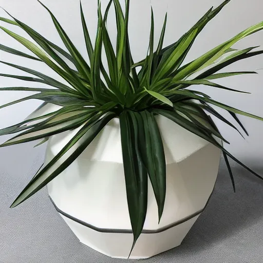 Image similar to an architectural, unique pot made for houseplants, high end, design, graphic, statement piece