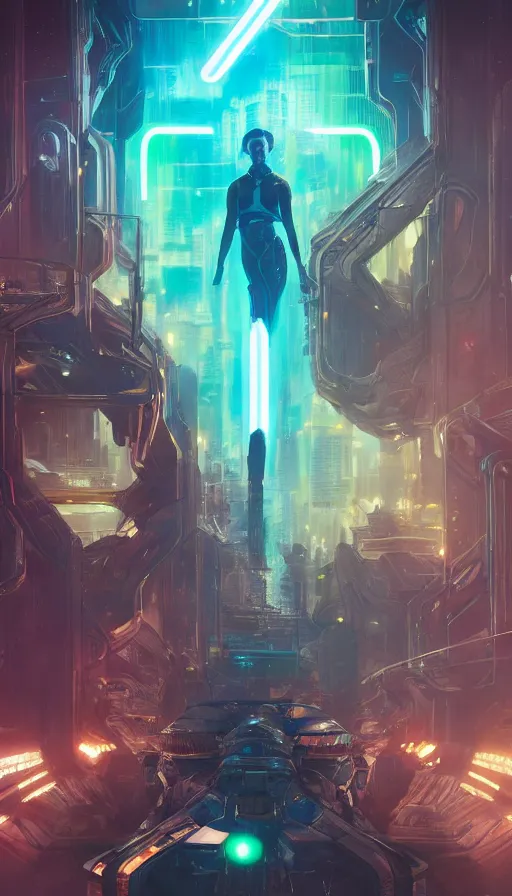 Image similar to eve, altered carbon, neon, fibonacci, sweat drops, insane intricate, star wars, highly detailed, digital painting, artstation, concept art, smooth, sharp focus, illustration, unreal engine 5, 8 k, art by artgerm and greg rutkowski and alphonse mucha