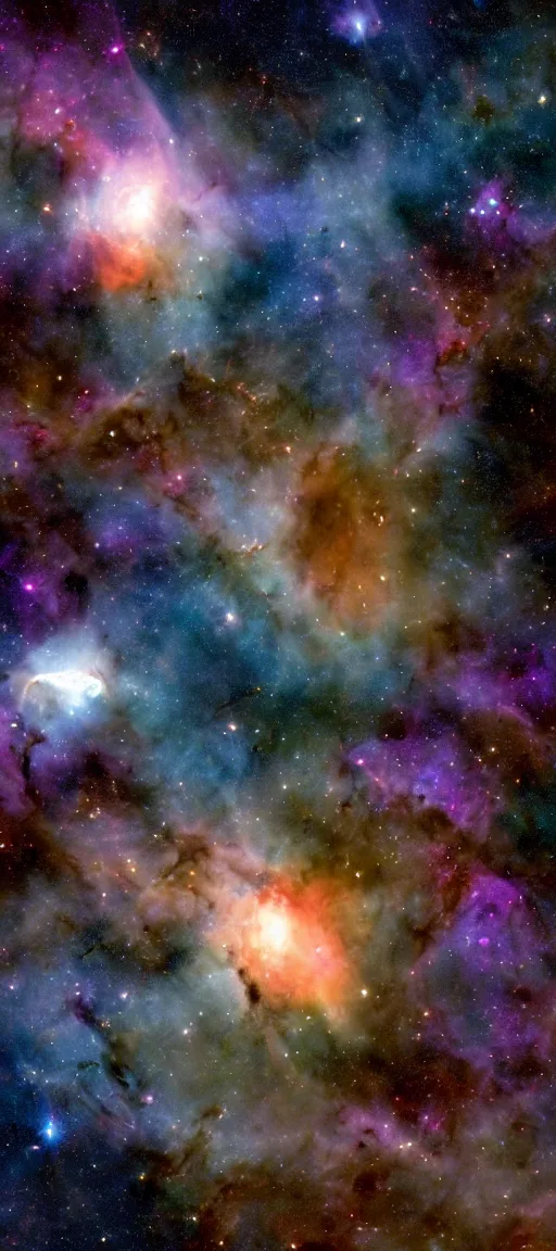 Image similar to james webb space telescope images, telescope imagery of the carina nebula, andromeda, void black, jwst 8 k wallpaper