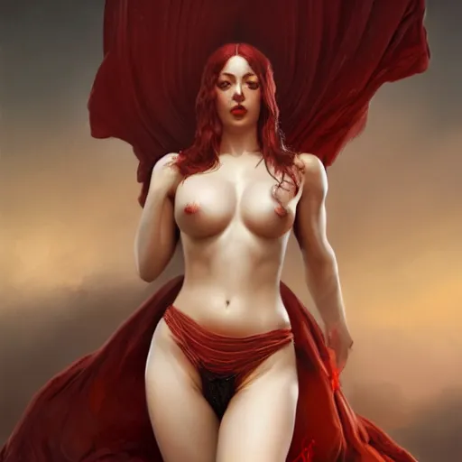 Prompt: painting of a woman thighs, gloomy, blood, fire, intricate, elegant, highly detailed, digital painting, artstation, concept art, matte, sharp focus, illustration, octane render, unreal engine, art by aenaluck and roberto ferri and greg rutkowski, epic fantasy, digital painting
