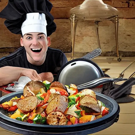 Image similar to cooking by the book LazyTown Sporticus,