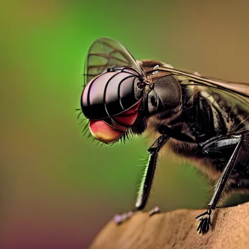 Image similar to a housefly - cat - hybrid, animal photography