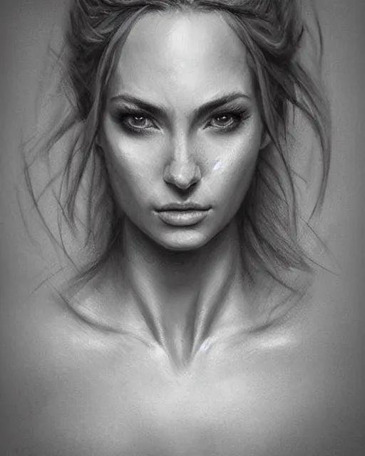 Prompt: pencil drawing of kleopatra, hyper realistic face, in the style of greg rutkowski, fantasy, amazing detail, epic, elegant, smooth, sharp focus, from the front