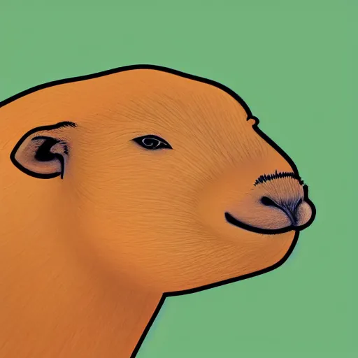 Prompt: capybara portrait by bored ape yacht club