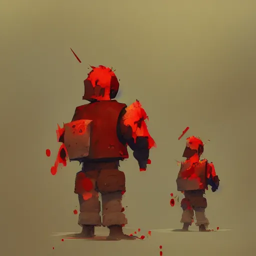 Prompt: goro fujita ilustration of a bloody battlefield, painting by goro fujita, sharp focus, highly detailed, artstation