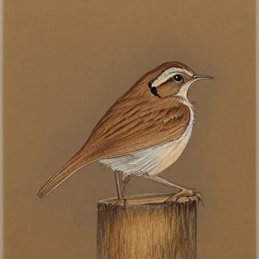 Image similar to drawing of a carolina wren