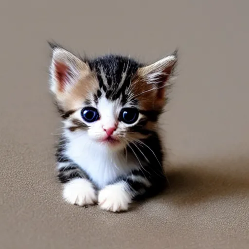 Image similar to extremely tiny cute kitten