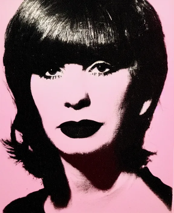 Image similar to nico by andy warhol