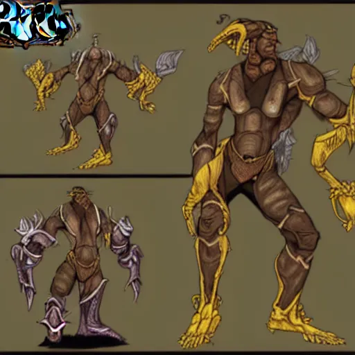 Prompt: humanised scorpion as a world of warcraft boss