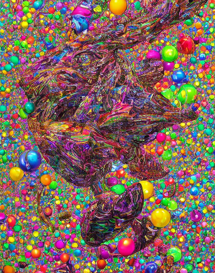 Prompt: hyper detailed industraial & utility colorful glimmering art by svetlin velinov