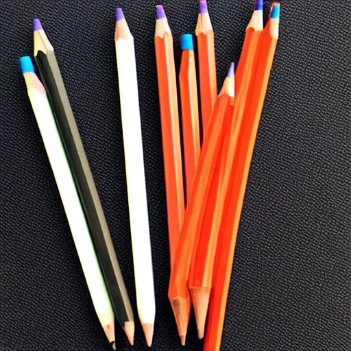 Image similar to pencils in the shape of a duck