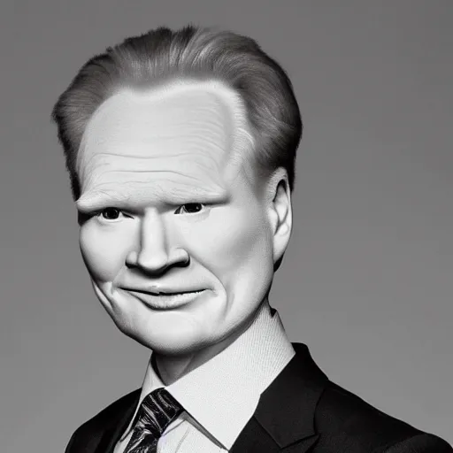 Image similar to carrot with connan o brien face caricature