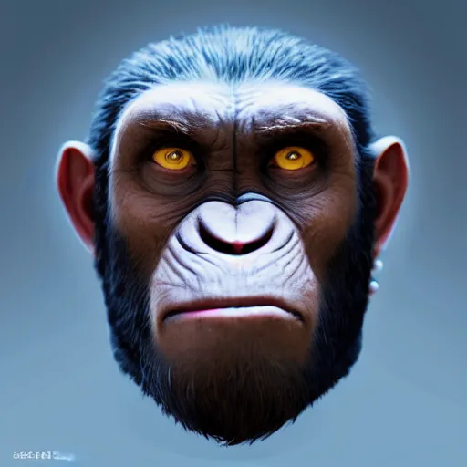 Image similar to face icon stylized minimalist war for the planet of the apes, loftis, cory behance hd by jesper ejsing, by rhads, makoto shinkai and lois van baarle, ilya kuvshinov, rossdraws global illumination