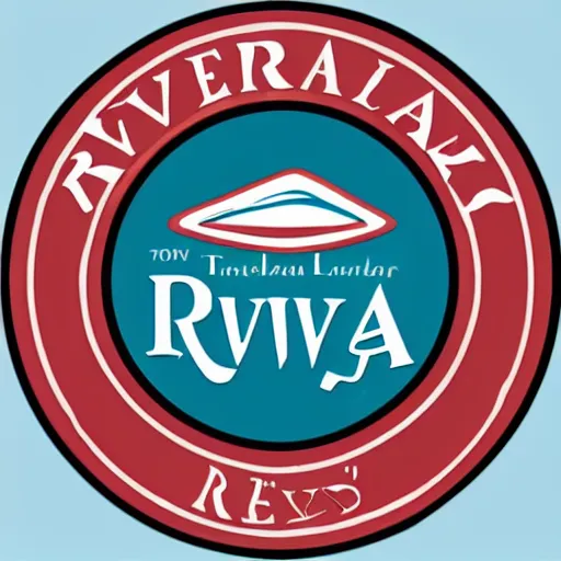 Prompt: restaurant logo for Riviera