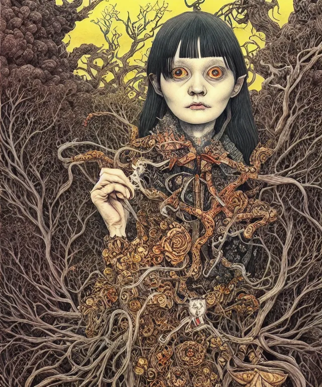 Prompt: portrait painted in jacek yerka style drawn by vania zouravliov and takato yamamoto, inspired by harry potter, intricate acrylic gouache painting, high detail, sharp high detail, artstation