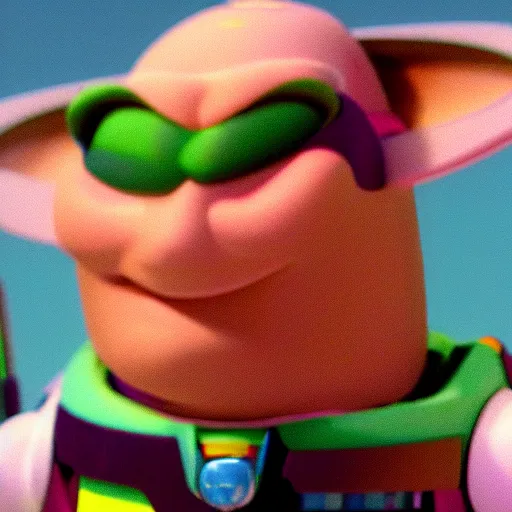 Image similar to patrick stewart as the real buzz lightyear