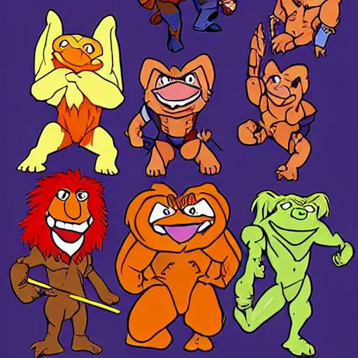 Image similar to thundercats as muppets by jim henson