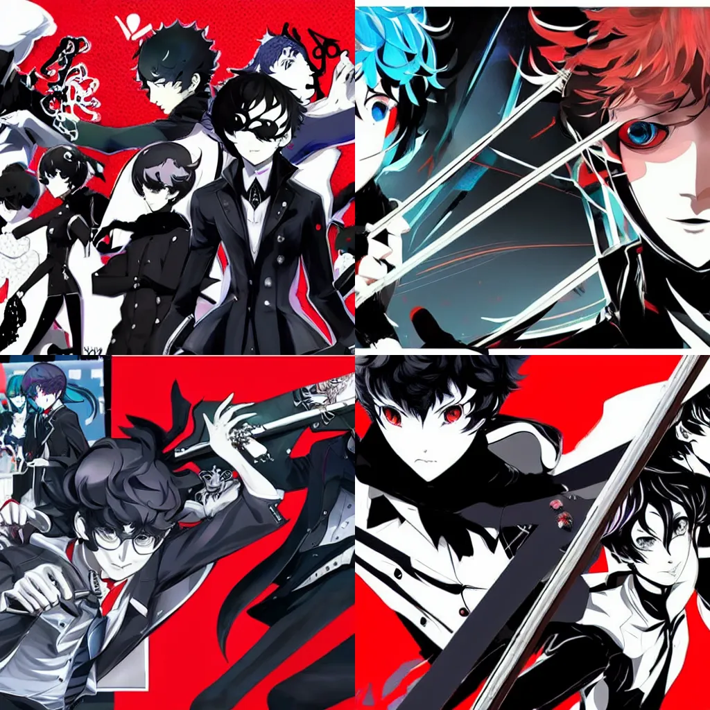 persona 5 official concept art | Stable Diffusion | OpenArt